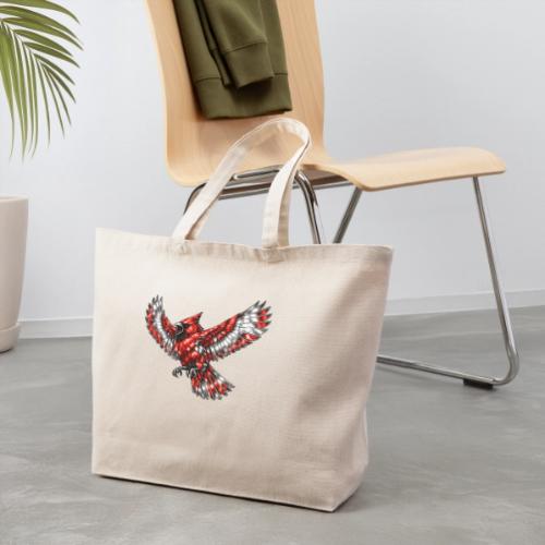 Cardinal in Flight - Eco-Friendly Cotton Tote