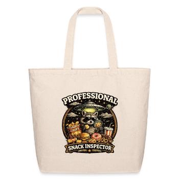 Professional Snack Inspector - Eco-Friendly Cotton Tote - natural - Front