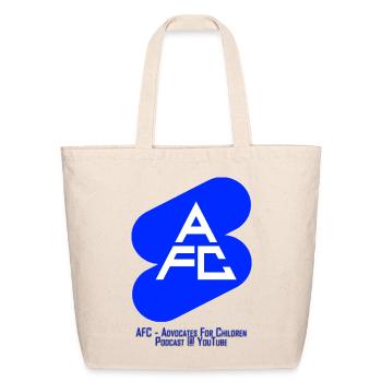 AFC Flash Blue Sign - Eco-Friendly Cotton Tote - natural - Front