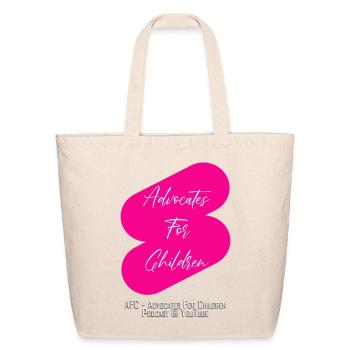 AFC Flash Sign PINK - Eco-Friendly Cotton Tote - natural - Front