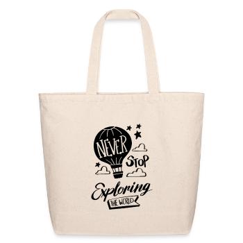 missing_design - Eco-Friendly Cotton Tote - natural - Front