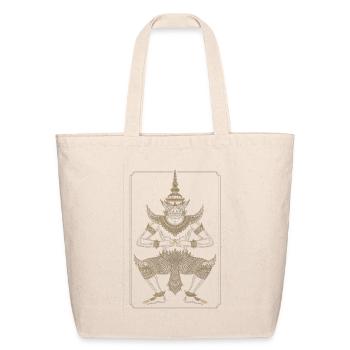 Golden Dancer Guardian - Eco-Friendly Cotton Tote - natural - Front