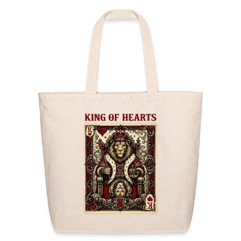King of Hearts - Eco-Friendly Cotton Tote - natural - Front