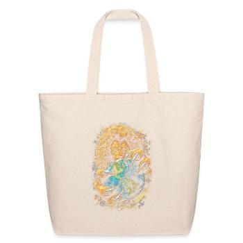 Earth Guardian Lion Embrace - Eco-Friendly Cotton Tote - natural - Front
