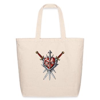 Brave heart - Eco-Friendly Cotton Tote - natural - Front
