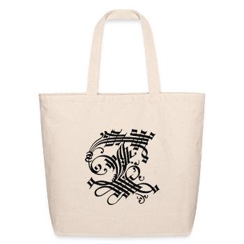Medieval Core Medieval Initials Castle Core - Eco-Friendly Cotton Tote - natural - Front