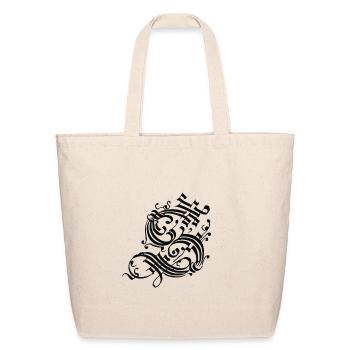 Medieval Core Medieval Initials Castle Core - Eco-Friendly Cotton Tote - natural - Front