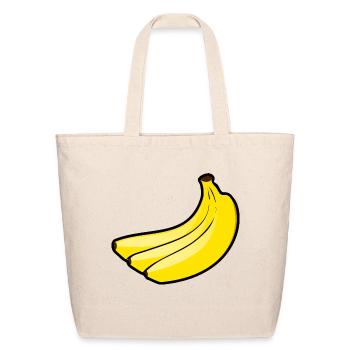 banana - Eco-Friendly Cotton Tote - natural - Front