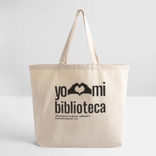 Yo Amo Mi Biblioteca (Black) - Eco-Friendly Cotton Tote