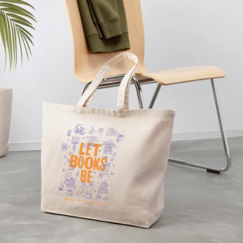 Let Books Be by Mikey Burton - Eco-Friendly Cotton Tote