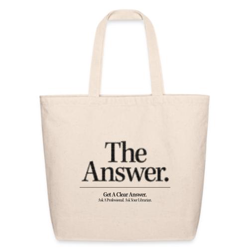 Vintage ALA: Get a Clear Answer - Eco-Friendly Cotton Tote