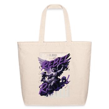 Rebel Angle Streetwear - Eco-Friendly Cotton Tote - natural - Front