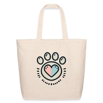 minimalist pet - Eco-Friendly Cotton Tote - natural - Front