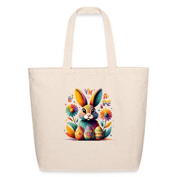 EASTER BUNNY - Eco-Friendly Cotton Tote - natural - Front