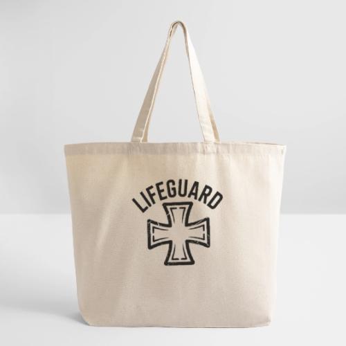 Lifeguard Cross Emblem - Eco-Friendly Cotton Tote