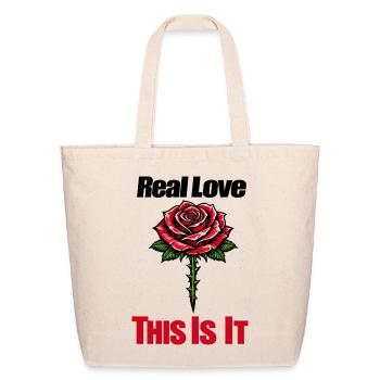 Red Rose Bold This Is It - Eco-Friendly Cotton Tote - natural - Front