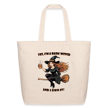 Basic Witch - Eco-Friendly Cotton Tote - natural - Front