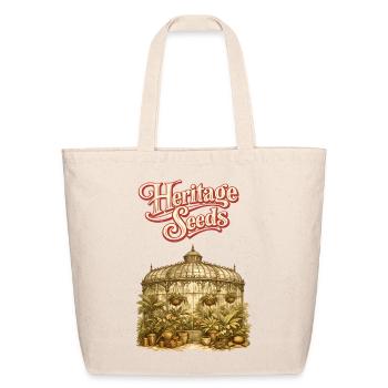 Heritage Seeds Glasshouse Vintage - Eco-Friendly Cotton Tote - natural - Front