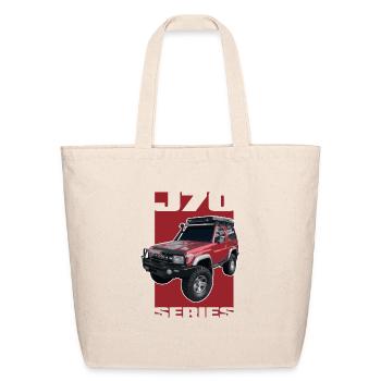 J70 Series Toyota Landcruiser - Eco-Friendly Cotton Tote - natural - Front