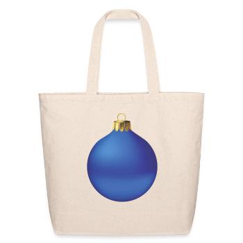 Christmas Ornament 2 - Eco-Friendly Cotton Tote - natural - Front