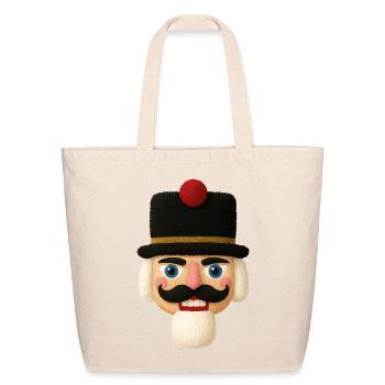 Nutcracker Charm Tee - Eco-Friendly Cotton Tote - natural - Front