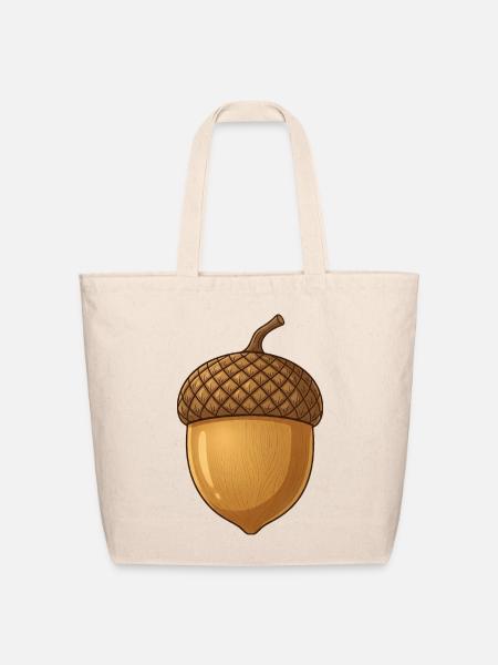 acorn the Oak tree nut - Eco-Friendly Cotton Tote - natural