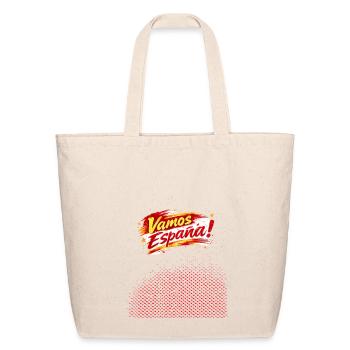 Vamos Espana Bold Brush Splash - Eco-Friendly Cotton Tote - natural - Front