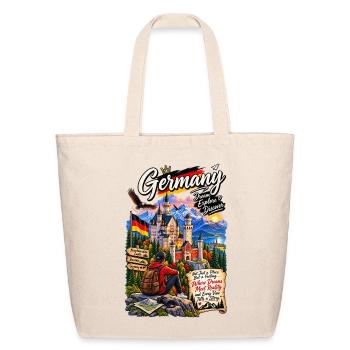 Neuschwanstein Castle Germany – Bavarian Travel . - Eco-Friendly Cotton Tote - natural - Front