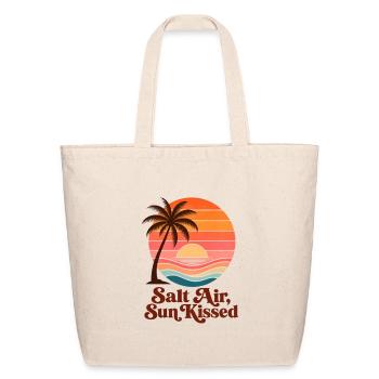 Salt Air Sun-Kissed Sunset - Eco-Friendly Cotton Tote - natural - Front