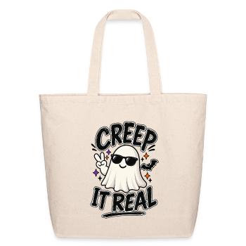Creep It Real - Eco-Friendly Cotton Tote - natural - Front