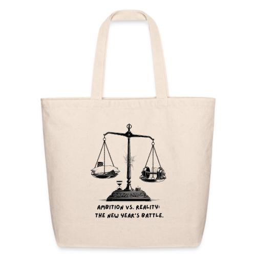 Ambition vs. Reality T-Shirt, Mug, & Leggings - Eco-Friendly Cotton Tote