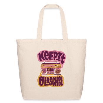 Keepit Old School - Sac fourre-tout en coton naturel - naturel - Devant
