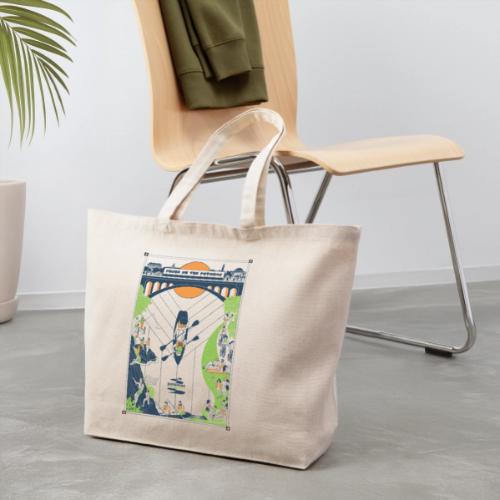 Pride on the Potomac River - Eco-Friendly Cotton Tote