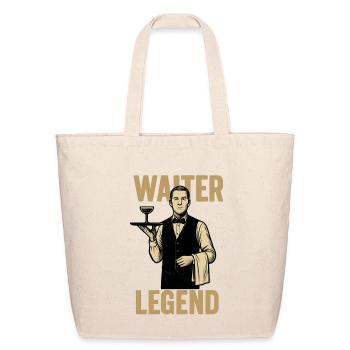 Waiter Legend - Eco-Friendly Cotton Tote - natural - Front