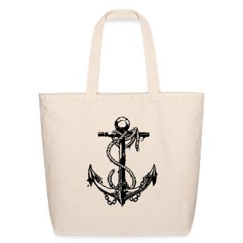 ANCHOR - Eco-Friendly Cotton Tote - natural - Front