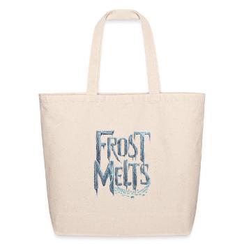 Frost Melts - Spring Season - Eco-Friendly Cotton Tote - natural - Front