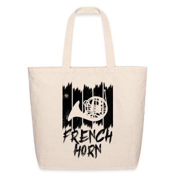 French Horn - Eco-Friendly Cotton Tote - natural - Front