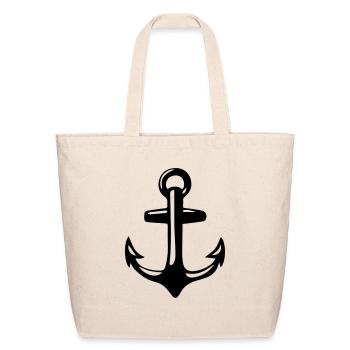 Anchor - Eco-Friendly Cotton Tote - natural - Front