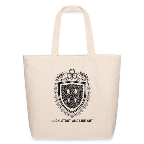 Celtic Knot T-Shirt, Symmetrical Shield - Eco-Friendly Cotton Tote