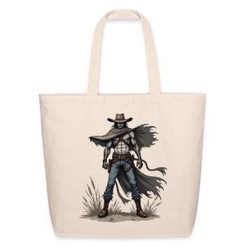 Desert Ranger with Cape - Eco-Friendly Cotton Tote - natural - Front