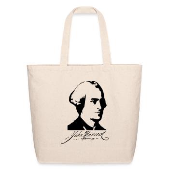 John Hancock - Eco-Friendly Cotton Tote - natural - Front