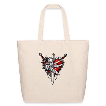 Brave heart - Eco-Friendly Cotton Tote - natural - Front