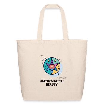 Mathematical Beauty - Eco-Friendly Cotton Tote - natural - Front