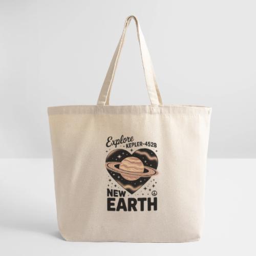 Explore Kepler-452b – New Earth Adventure - Eco-Friendly Cotton Tote