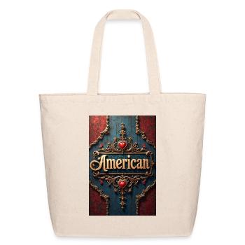America's Gate - Eco-Friendly Cotton Tote - natural - Front