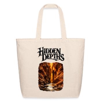 Hidden Depths Canyon Glow - Eco-Friendly Cotton Tote - natural - Front
