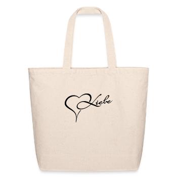 Heart With Love Feeling - Eco-Friendly Cotton Tote - natural - Front