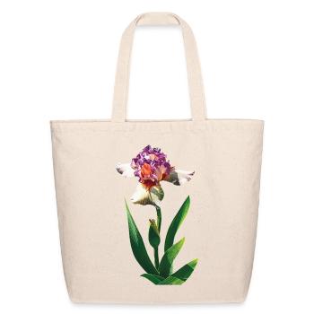 Iris Cut Above - Eco-Friendly Cotton Tote - natural - Front