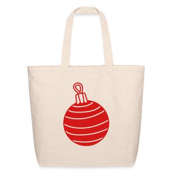 Christmas Ornament Christmas - Eco-Friendly Cotton Tote - natural - Front