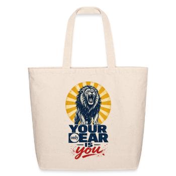Roaring Lion Your Year Is You - Eco-Friendly Cotton Tote - natural - Front